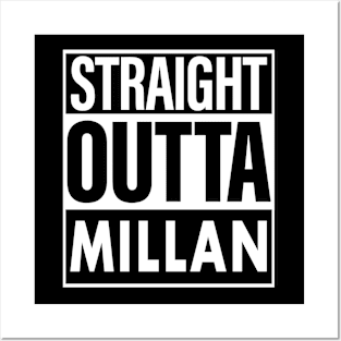 Millan Name Straight Outta Millan Posters and Art